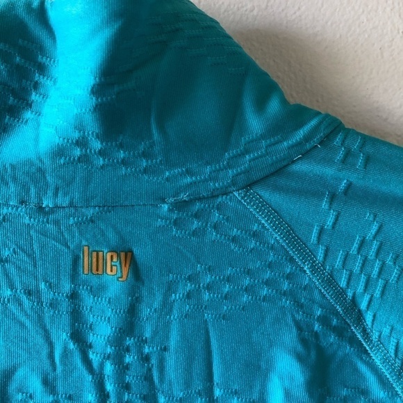 Lucy Blue Aqua Tech Sweater M - Picture 7 of 11